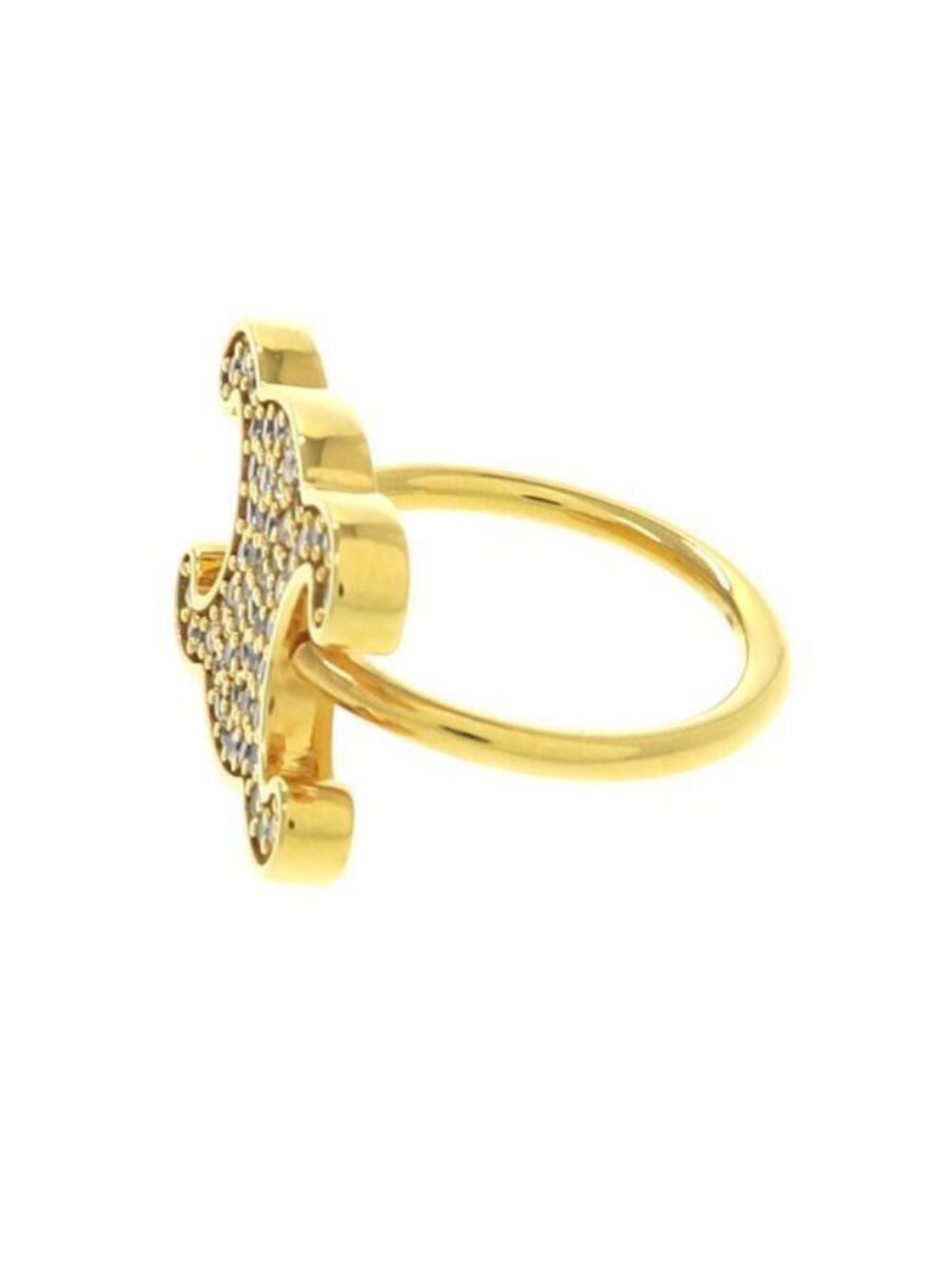 Celine Triomphe Rhinestone Ring - Picture 2 of 10